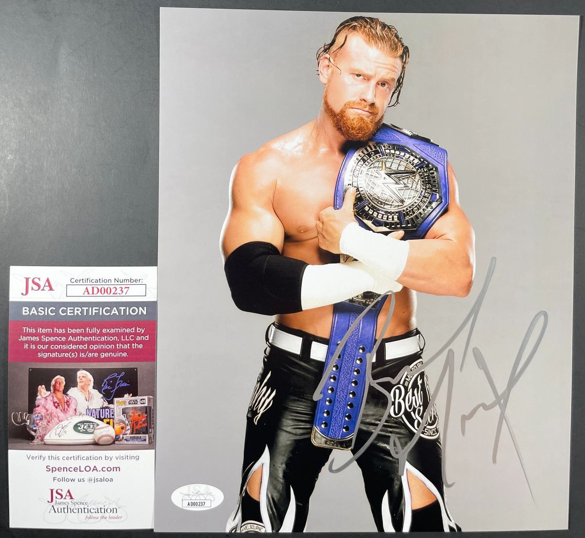 WWE NXT Buddy Murphy Signed 8x10 Photo A Autograph House of Black JSA COA