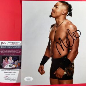 WWE NXT Carmelo Hayes Signed 8x10 Photo B Autograph TakeOver JSA COA