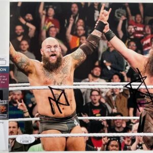 WWE NXT Erik & Ivar Signed Viking Raiders 8x10 Photo A Autograph JSA COA