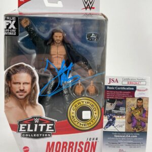WWE NXT John Morrison Signed Mattel Elite 82 Wrestling Figure Autograph JSA COA