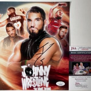 WWE NXT Johnny Gargano Signed 8x10 Photo E Autograph TakeOver JSA COA