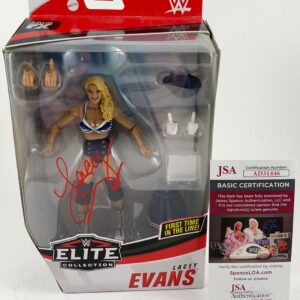 WWE NXT Lacey Evans Signed Mattel Elite Wrestling Figure Autograph JSA COA