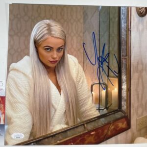 WWE NXT Liv Morgan Signed 11x14 Photo E Autograph WrestleMania JSA COA