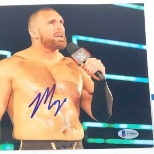 WWE NXT Mojo Rowley Signed 8x10 Photo Autograph WrestleMania Beckett BAS COA