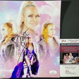 WWE NXT Natalya Neidhart Signed 8x10 Photo V Autograph WrestleMania JSA COA