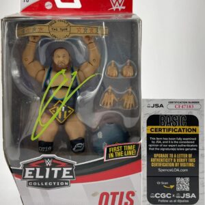 WWE NXT Otis Signed Mattel Elite Wrestling Figure B Authentic Autograph JSA COA