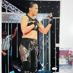 WWE NXT Shayna Baszler Autographed 11x14 Photo E Signed WrestleMania JSA COA