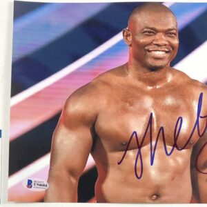 WWE NXT Shelton Benjamin Signed 8X10 Photo A Autograph WrestleMania Beckett COA