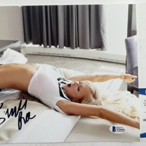 WWE NXT Summer Rae Signed 8X10 Photo C Autograph WrestleMania Beckett BAS COA