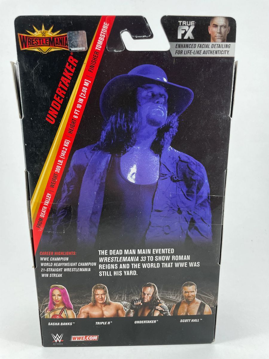 WWE NXT The Undertaker Signed Mattel Elite Wrestlemania Figure Auto JSA COA - Image 2