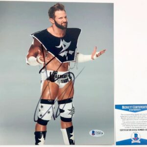 WWE NXT Zack Ryder Signed 8x10 Photo C Autograph Matt Cardona BAS COA