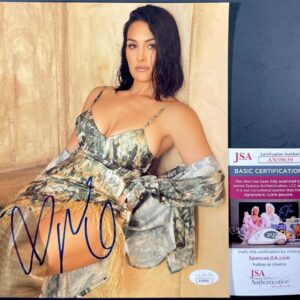 WWE Nikki Bella Signed 8x10 Photo C Autograph Bella Twins WrestleMania JSA COA