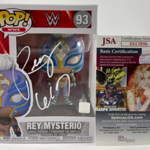 WWE Rey Mysterio Signed Funko POP #93 Autograph WCW Luchador JSA COA