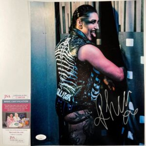 WWE Rhea Ripley Signed Judgment Day 11x14 Photo T Autograph NXT JSA COA