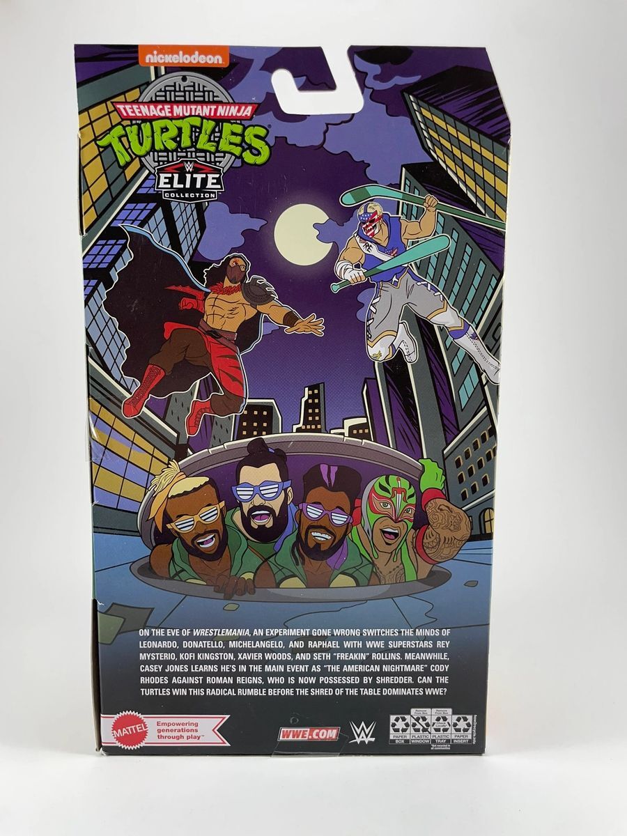 WWE TMNT American Nightmare Cody Rhodes Signed Mattel Elite Figure A JSA COA - Image 3