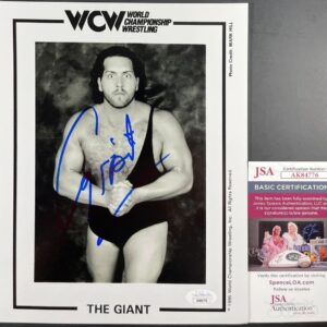 WWE WCW The Giant Signed 8x10 Photo A Autograph Big Show NWO JSA COA