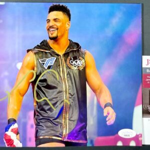 AEW Anthony Ogogo Signed All Elite Wrestling 8x10 Photo The Factory JSA COA