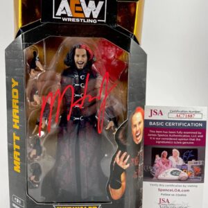 AEW Matt Hardy Signed All Elite Wrestling Unrivaled Figure Autograph JSA COA