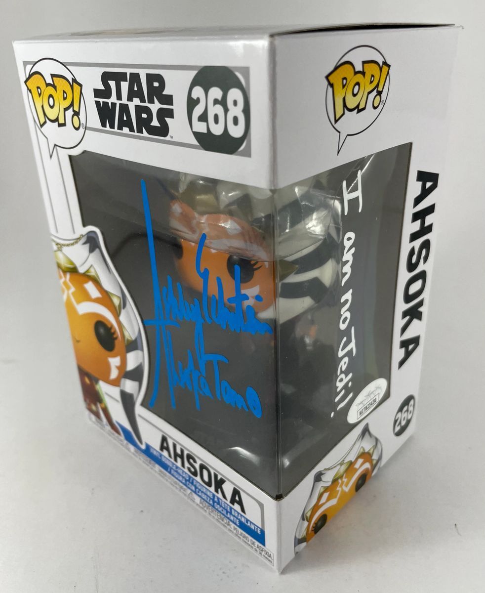 Ashley Eckstein Signed Star Wars Ahsoka Funko POP1 #268 Autograph JSA COA - Image 2