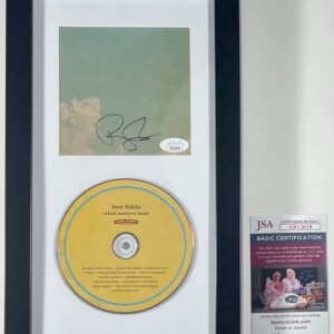 Ben Folds Signed What Matters Most CD Booklet Framed Matted Display JSA COA