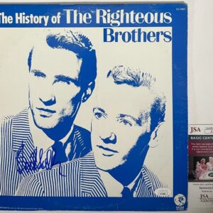 Bill Medley Signed The History Of The Righteous Brothers Vinyl Record LP JSA COA