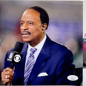 CBS NFL Today Host James Brown Signed 8x10 Photo B Autograph JB JSA COA