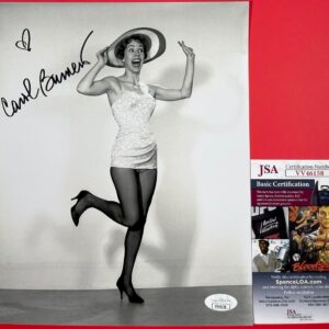 Carol Burnett Signed The Carol Burnett Show 8x10 Photo A Autograph JSA COA