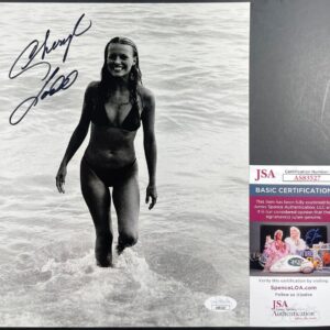 Cheryl Ladd Signed Charlie's Angels B&W 8x10 Photo A Autograph JSA COA
