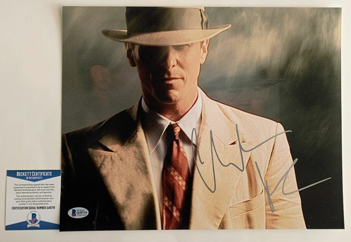 Christian Bale Signed Public Enemies 11x14 Photo Signed BAS COA