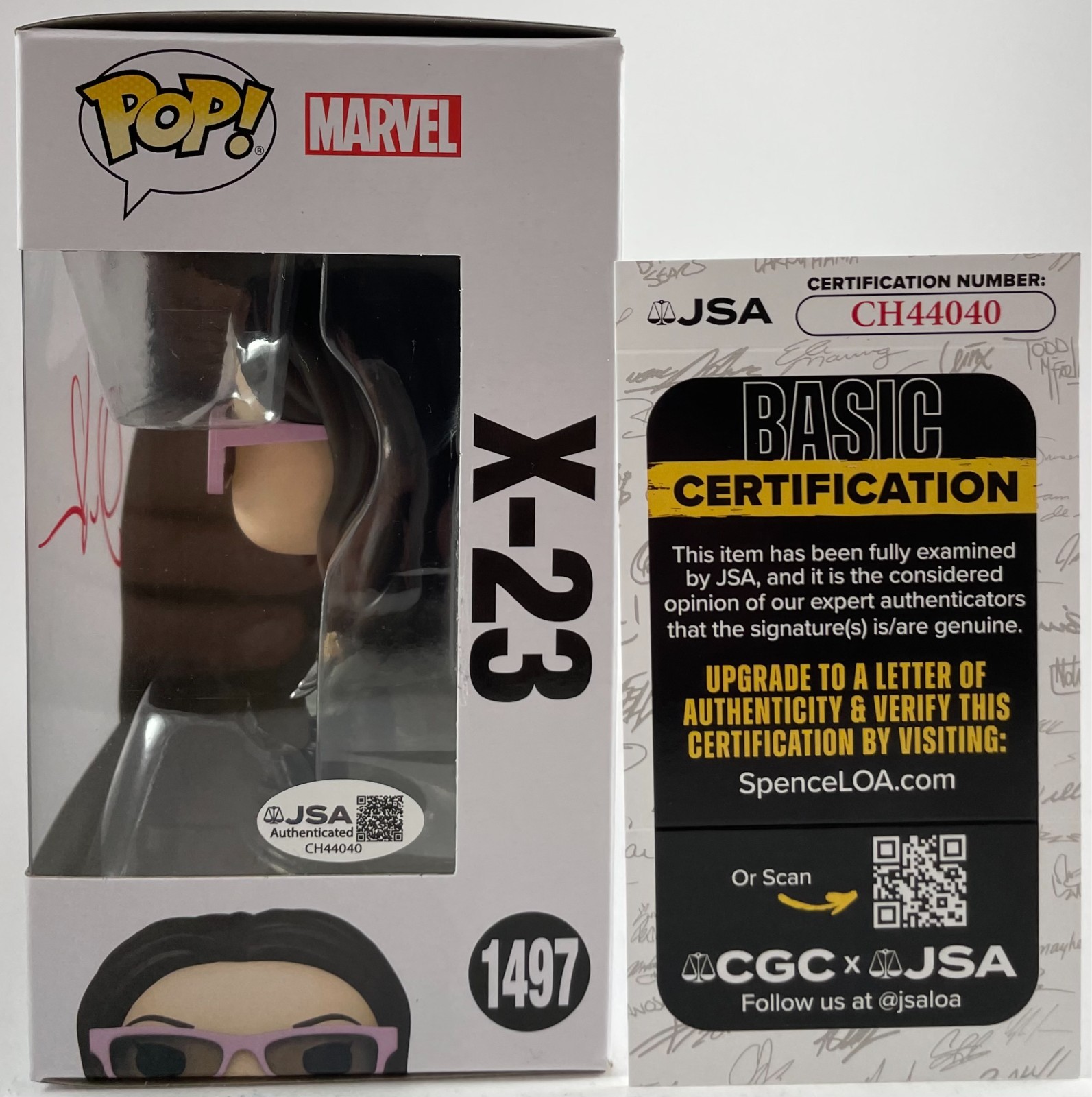 Dafne Keen Signed Marvel Deadpool & Wolverine X-23 Funko POP! Autograph JSA COA - Image 2