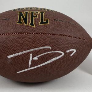 Dallas Cowboys CB Trevon Diggs Signed Wilson Official NFL Footbal JSA COA