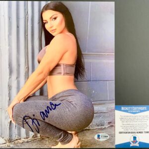 Diana Sparks Signed 8x10 Photo F Autograph Up Next Fighting Ring Girl BAS COA