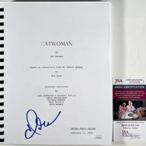 Halle Berry Signed Catwoman Complete Movie Script Autograph JSA COA