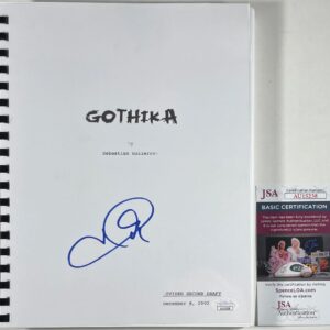 Halle Berry Signed Gothika Complete Movie Script Autograph Horror JSA COA