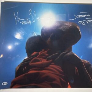 Henry Thomas & Matthew DeMeritt Signed E.T. 16x20 Photo F Autograph BAS COA