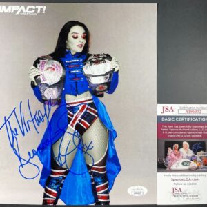 IMPACT Wrestling Knockout Deonna Purrazzo Signed Spotlight 8x10 Photo C JSA COA