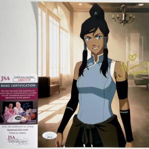 Janet Varney Signed The Legend Of Korra 8x10 Photo B Autograph JSA COA