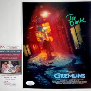 Joe Dante Signed Gremlins 8x10 Mini Movie Poster Photo F Autograph JSA COA