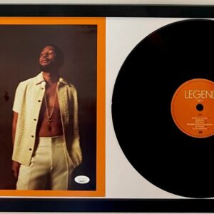 John Legend Signed Framed Legend Act I Vinyl Record Display Autograph JSA COA