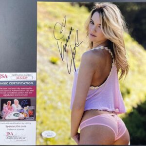 Kenna James Signed 8x10 Photo G Autograph Sexy Model Adult Film Actress JSA COA