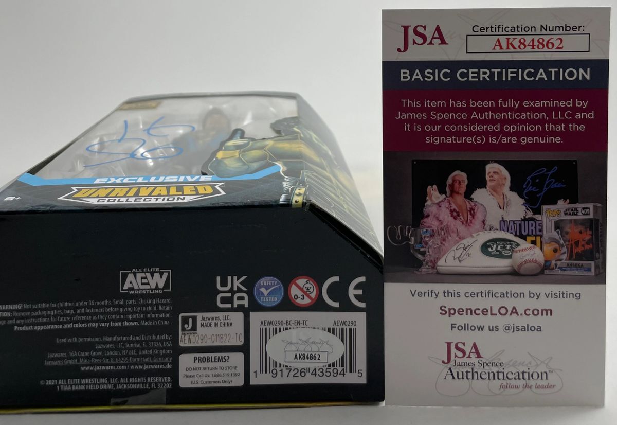 Kenny Omega Signed Shop AEW Exclusive Unrivaled 1 Of 3000 Figure JSA COA - Image 6