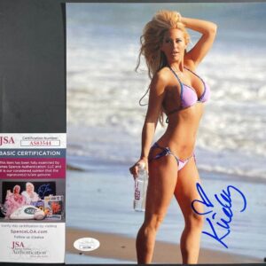 Kindly Myers Signed 8x10 Photo J Autograph Playboy Maxim Model JSA COA