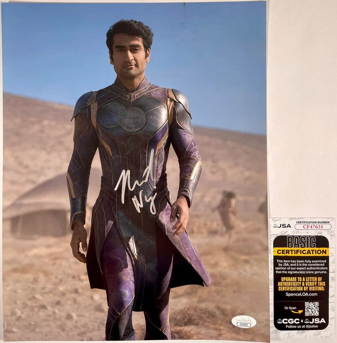 Kumail Nanjiani Signed Star Wars Obi-Wan Kenobi 11x14 Photo Autograph JSA COA