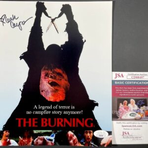 Leah Ayres Signed The Burning 8x10 Mini Movie Poster Photo C Autograph JSA COA