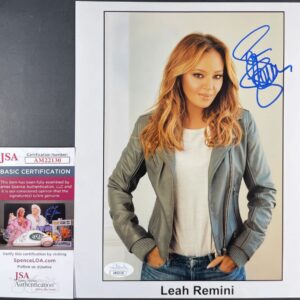 Leah Remini Signed Sexy 8x10 Photo C Autograph King Of Queens Carrie JSA COA