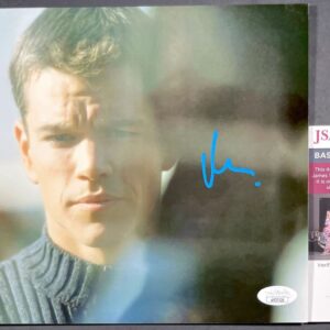 Matt Damon Signed The Bourne Identity Jason Bourne 8x10 Photo Autograph JSA COA
