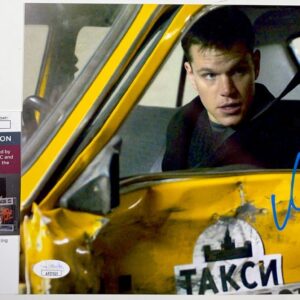 Matt Damon Signed The Bourne Supremacy Jason Bourne 8x10 Photo JSA COA