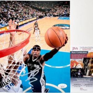 NBA Stephen Jackson Signed San Antonio Spurs 8x10 Photo A Autograph JSA COA