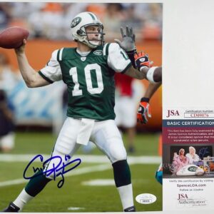 NFL Chad Pennington Signed New York Jets 8x10 Photo B Autograph JSA COA