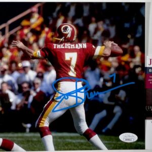 NFL Joe Theismann Signed Washington Redskins 8x10 Photo A Autograph JSA COA